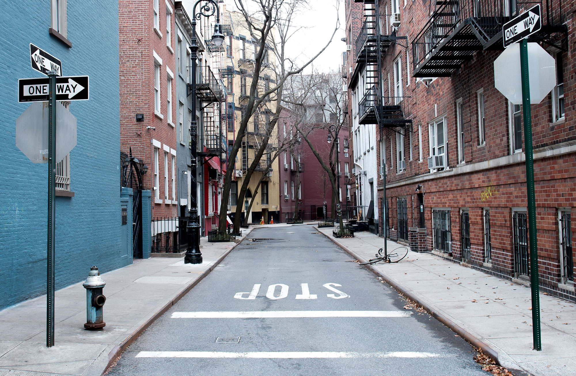 Background of a street of New York, USA.